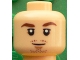 Part No: 3626pb1609  Name: Minifigure, Head Reddish Brown Eyebrows, Chin and Moustache Stubble, White Pupils Pattern (Mario Götze)