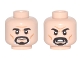 Part No: 3626pb1642  Name: Minifigure, Head Dual Sided Black Eyebrows, Black and White Goatee, Wrinkles and Cheek Lines, Neutral / Angry Pattern