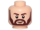 Part No: 3626pb1969  Name: Minifigure, Head Beard with Dark Brown Eyebrows, Angular Beard, Smile and White Pupils Pattern