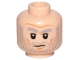 Part No: 3626pb2353  Name: Minifigure, Head Gray Bushy Eyebrows, Stubble, Lines on Cheeks Pattern (Griff Halloran)