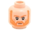 Part No: 3626pb3026 Name: Minifigure, Head Orange Eyebrows and Beard, Black Eyes with White Pupils, Cheek Lines Pattern Part No: 3626pb3026 Name: Minifigure, Head Orange Eyebrows and Beard, Black Eyes with White Pupils, Cheek Lines Pattern