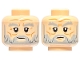 Part No: 3626pb3453  Name: Minifigure, Head Dual Sided Light Bluish Gray Bushy Eyebrows, Moustache, and Beard, Medium Nougat Cheek Lines, Wrinkles, and Forehead Crease, Slight Smirk / Neutral Pattern