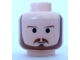 Part No: 3626ps9  Name: Minifigure, Head Beard with Brown Eyebrows, Moustache and Beard, Black Chin Dimple Pattern
