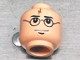 Part No: 3626px327  Name: Minifigure, Head Glasses with Lightning Bolt on Forehead, Eyebrows Above Glasses Pattern (HP Harry)