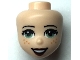 Part No: 48262  Name: Mini Doll, Head Friends with Sand Green Eyes, Reddish Brown Lips, Open Mouth, and Freckles Pattern