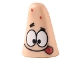 Part No: 54873pb03  Name: Minifigure, Head, Modified Patrick with Tongue Out Pattern