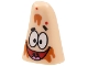 Lot ID: 388281038  Part No: 54873pb04  Name: Minifigure, Head, Modified Patrick with Dark Orange Ice Cream Splotches Pattern
