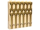 Lot ID: 370643921  Part No: 59349pb323  Name: Panel 1 x 6 x 5 with Gold Arches and Pillars Pattern