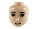 Part No: 61066  Name: Mini Doll, Head Friends Male with Reddish Brown Eyes, Closed Grin Pattern