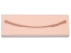 Lego part: Tile 1 x 3 with Medium Nougat Curved Line Pattern (Super Mario Closed Mouth Smile)