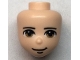 Part No: 66454  Name: Mini Doll, Head Friends Male with Light Brown Eyes, Closed Grin Pattern