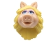 Lot ID: 406956323  Part No: 84860pb01  Name: Minifigure, Head, Modified Muppet Miss Piggy with Bright Light Yellow Hair Pattern