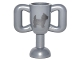 Part No: 10172pb001  Name: Minifigure, Utensil Trophy Cup Small with Silver Terrier Dog Pattern