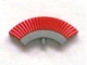 Part No: 12886pb01  Name: Minifigure, Crest with Red Plumes Pattern