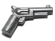 Part No: 13562  Name: Minifigure, Weapon Gun, Pistol Revolver - Small Barrel