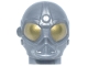 Part No: 16957pb01  Name: Minifigure, Head, Modified SW RA-7 Series Protocol Droid with Gold Eyes Pattern