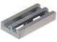 Lot ID: 398435241  Part No: 2412b  Name: Tile, Modified 1 x 2 Grille with Bottom Groove