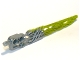 Part No: 24165pb04  Name: Bionicle Weapon Protector Sword with Marbled Lime Blade Pattern