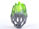 Part No: 24166pb04  Name: Bionicle Crystal Armor with Marbled Trans-Bright Green Pattern