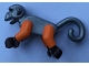 Part No: 2550c02  Name: Monkey with Dark Brown Hands and Feet, 1 Flat Silver Arm, 1 Orange Arm and Orange Legs (Monkey Wretch)