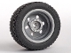Part No: 56145c01  Name: Wheel 30.4mm D. x 20mm with No Pin Holes and Reinforced Rim with Black Tire 43.2 x 22 ZR (56145 / 44309)