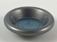 Part No: 6256pb06  Name: Minifigure, Utensil Dish 3 x 3 with Metallic Light Blue Swirl Pattern (HP Pensieve)