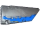 Part No: 64682pb007  Name: Technic, Panel Fairing #18 Large Smooth, Side B with Blue Milano Spaceship Pattern (Sticker) - Set 76021