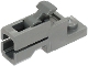 Lego part: Projectile Launcher, 1 x 2 Mini Blaster / Tile Shooter with Dark Bluish Gray Trigger (69754 / 69755)