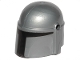 Part No: 87610pb09  Name: Minifigure, Headgear Helmet with Holes, SW Mandalorian with Black Visor Pattern