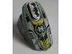 Part No: 90639pb022  Name: Hero Factory Armor with Ball Joint Socket - Size 5 with Lime Arrows, Black and Yellow Chevrons, and Hero Factory Logo Pattern