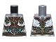 Part No: 973pb5266  Name: Torso Armor with Dark Red and Gold Plates, White Clouds, and Silver Dragon Head Pattern