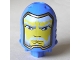 Part No: bb0153pb06b  Name: Large Figure Head with King Mathias Pattern - Gold Line Around Face