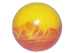 Part No: 54821pb04  Name: Ball, Bionicle Zamor Sphere with Marbled Yellow Pattern