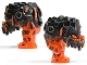 Part No: 87959c01pb01  Name: Body Magma Monster Large with Black Top and Black and Orange Pattern