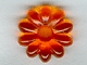 Lot ID: 29843218  Part No: clikits020u  Name: Clikits, Icon Flower 10 Petals 2 x 2 Large with Pin (Undetermined Type)