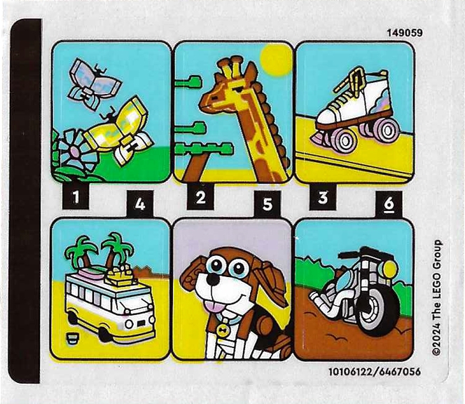 Sticker Sheet for Set 31147 - (10106122/6467056)