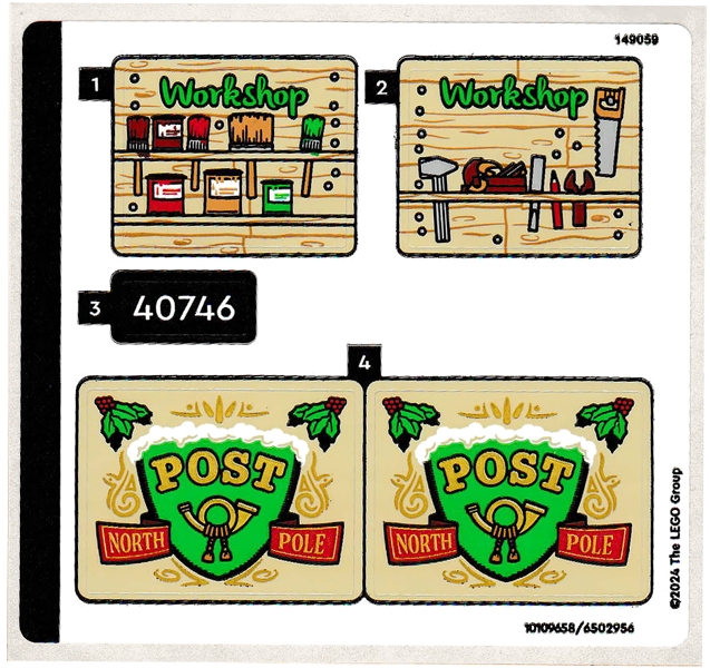 Sticker Sheet for Set 40746 - (10109658/6502956)