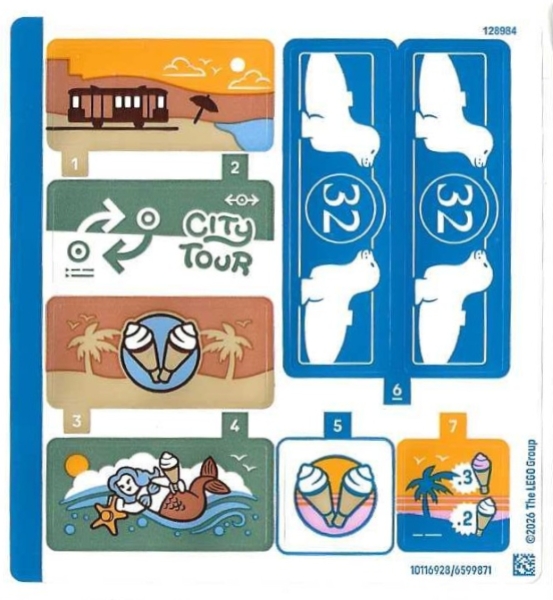 Sticker Sheet for Set 60506 - (10116928/6599871)