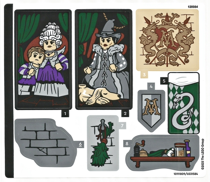 Sticker Sheet for Set 76453 - (10111809/6531584)