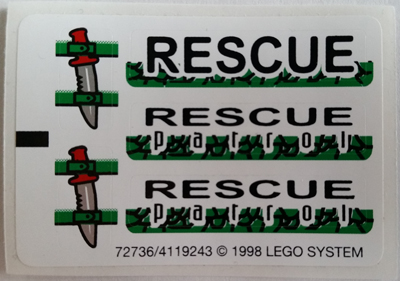 Sticker Sheet for Set 8255 - (72736/4119243)