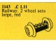 Set No: 1143  Name: Wheel Bricks with Large Red Train Wheels
