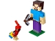 Set No: 21148  Name: Minecraft Steve BigFig with Parrot