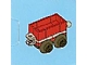 Set No: 2824  Name: Advent Calendar 2010, City (Day 19) - Toy Train Car, Red