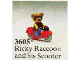 Set No: 3605  Name: Ricky Raccoon and his Scooter