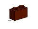 Set No: 3751  Name: 1 x 2 Brown Bricks