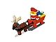 Set No: 40010  Name: Santa with Sleigh Building Set polybag