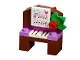 Set No: 41353  Name: Advent Calendar 2018, Friends (Day 14) - Piano with Music Sheet with Notes Tree Ornament