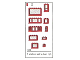 Set No: 414  Name: Windows Parts Pack, Red (The Building Toy)