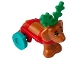 Set No: 41758  Name: Advent Calendar 2023, Friends (Day 24) - Reindeer Dachshund with Red Wheelchair Harness