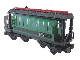 Set No: 4186872  Name: Passenger Wagon Green (White Box)